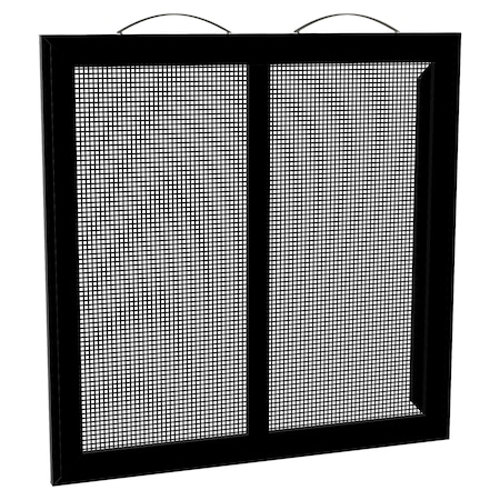 Ritescreen 2 in. W x 37 in. H Slider Glider Window Screen, SL4, UltraVue Mesh, Black SL4-L48-MSUV-L00-H37-W2